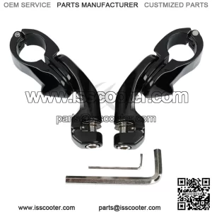 32mm 1 1/4" Short Angled Adjustable Highway Foot Peg Mount Kit Fit For Harley US (For: Harley-Davidson)