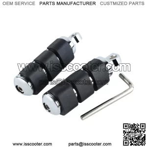 Anti Vibration Rubber Footpeg Footrest Fit For Harley Softail FXST Dyna FXWG FXR (For: Harley-Davidson)