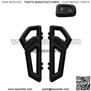 Black Driver Floorboard Footboard Brake Pedal Pad Fit For Harley Road King 00-23 (For: Harley-Davidson)