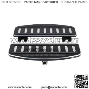 Black Driver Footboard Floorboard Fit For Harley Touring Road Street Glide 86-23 (For: Harley-Davidson)