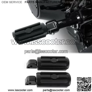 Black Foot Pegs Footrest Fit For Harley Softail Street Fat Bob Low Rider 18-21 (For: Harley-Davidson)