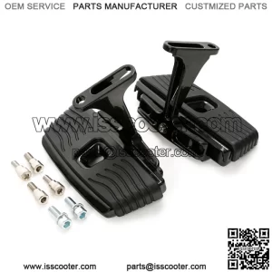 Black Passenger Floorboard Footboard Fit For Harley Touring Road King 1993-2023 (For: Harley-Davidson)