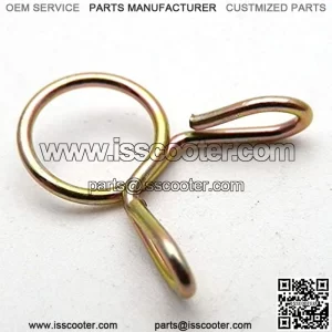 Kunpengzhao Piezas de la Motocicleta 10 Piezas 8 mm Motocicleta Scooter Todo Tervehculo ciclomotor Plegado lnea de Combustible tuberClips de Resorte Abrazadera para la Motocicleta