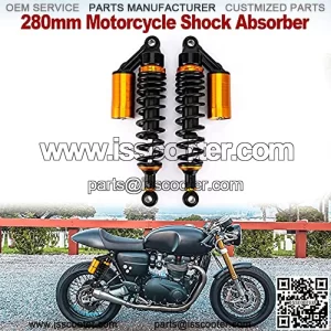 11inch 280mm Universal Motorcycle Shock Absorber Rear Suspension ,Adjustable Air Shock Absorber ,Fit For Honda Suzuki Yamaha Kawasaki ATV Go Kart Quad Dirt Sport Bikes