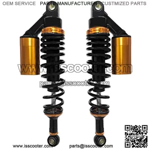 11" 280mm Motorcycle Shock Absorber Rear Suspension Adjustable Air Shock Absorber Universal Compatible For Honda Suzuki Yamaha Kawasaki ATV Go Kart Quad Dirt Sport Bikes, 1 pair