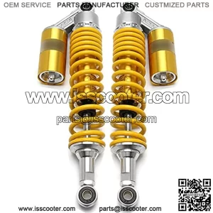 Motorcycle Air Shock Absorber Yellow 280/320/340/380mm Rear Suspension ATV Quad Scooter Dirt Bike (Color : M99-15-1)
