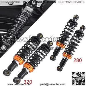 Motorcycle Hydraulic Shock Absorber Damper Suspension Assy for Honda Monkey Dirt Scooter ATV Cafe Racer Bobber Chooper 280 320mm (Color : 280mm)