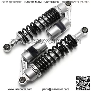 Motorcycle Suspension Strut Motorcycle Shocks Silver Black 320mm 340mm 360mm 400mm 440m Motorcycle Air Shock Absorber Rear Suspension ATV Quad Scooter Dirt Bike Motor D30 (Color : M99 18 1 320mm)