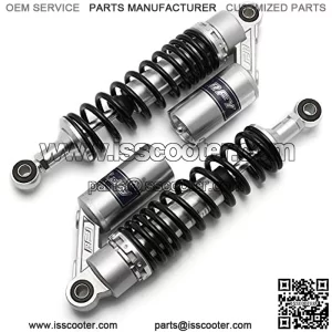 Motorcycle shocks Silver Black 320mm 340mm 360mm 400mm 440m Motorcycle Air Shock Absorber Rear Suspension ATV Quad Scooter Dirt Bike Motor D30 Motorcycle Rear Shock Absorber ( Color : M99 18 1 320mm )