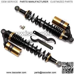 Motorcycle Shocks 280mm 320mm 340mm 360mm 380mm 400mm 440mm Motorcycle Air Shock Absorber Rear Suspension ATV Quad Scooter Dirt Bike Motor D30 Motorcycle Suspension (Color : M99 15 2 280mm)