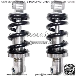 125mm 4.92" Bicycle Shock Absorber Rear Suspension 750LBS Fits for E-Bike ATV Go-Kart Scooter 49cc Mountain Bike2-pcs