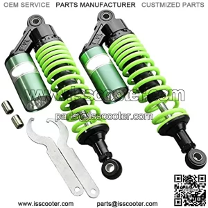 Motorcycle 12.5" 320mm Shock Absorbers Rear Suspension Universal For Yamaha Honda Kawasaki Suzuki ATV Go Kart Quad Dirt Sport Bikes Green