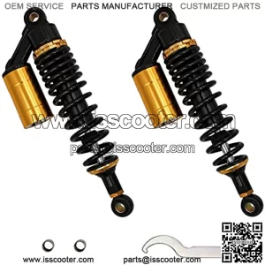 Universal Motorcycle Shocks - 320mm Rear Air Shocks Absorber for Honda Kawasaki Suzuki Yamaha Go Kart ScootersSport Street Bike