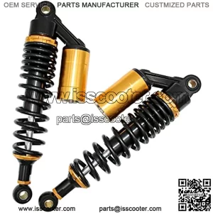 Universal Motorcycle Shocks - 340mm Rear Air Shocks Absorber for Honda Kawasaki Suzuki Yamaha Go Kart ScootersSport Street Bike