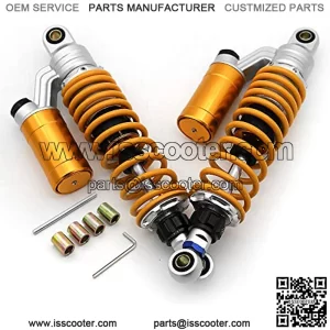 FXCNC Racing 320mm 12.59" Motorcycle Rear Shock Absorber Suspension Sensa-Trac Load for Honda Suzuki Yamaha Kawasaki ATV Go Kart Quad Dirt Sport Bikes (Honda Monkey Bike Z125 2018-2020)(320mm-340mm)