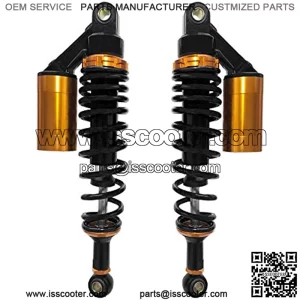 Motorcycle Shock Absorber 320mm Rear Suspension Adjustable Air Shock Absorber Universal Compatible For Honda Suzuki Yamaha Kawasaki ATV Go Kart Quad Dirt Sport Bikes