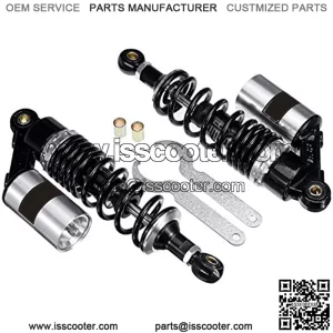 Absorber Suspension Spring Scooter Motorcycle Suspension Strut Universal 280/320/340/360/380/400mm Motorcycle Air Shock Absorber Rear Suspension Fit For Suzuki/Fit For Yamaha Fit For Scooter ATV Quad