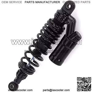 Rear Shock 320/340/ 360mm Universal Motorcycle Scooter Damping Adjustable Rear Shock Absorbers Fit for Yamaha Suzuki Kawasaki ATV Black Motorcycle Spring Shock (Color : 360mm 1pair)