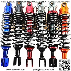 Shock Absorbers Universal 320mm/12.5" Motorcycle Air Shock Absorber Rear Suspension Fit For Yamaha Motor Scooter BWS XMAX Aerox Dio Zoomer ATV Motorcycle Rear Damping ( Color : Black 305mm Round )