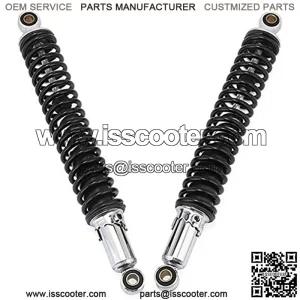 Spring Assemblies Motorcycle Shock Absorber RFY Universal 400mm 15.75" Motorcycle Air Shock Absorber Rear Suspension Fit for Yamaha Motor Scooter ATV Quad Black