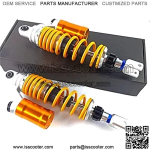 320mm to 360mm Motorcycle Adjust Damping Shock Absorber Rear Suspension Fit for Yamaha Motor Scooter BWS Xmax Aerox Dio Zoomer Motorcycle Absorber Motorcycle Suspension (Color : 320mm 1 Pair)