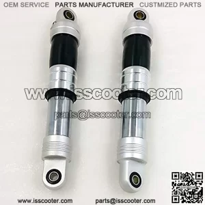 Shock Absorbers Motorcycle Shock Absorber 280mm 320mm 1 Pair Motorcycle Rear Shock Absorberfit Fit for Yamaha Suzuki Kawasaki Scooter Black Shock Absorbers (Color : 280MM Black)