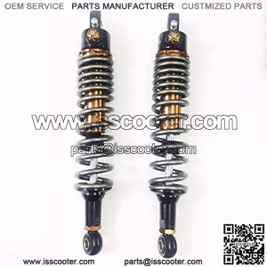 Absorber Suspension Spring Scooter Rear Air Shock Absorbers Motorcycle Rear Suspension Shock Absorbers Fit for Yamaha Suzuki Kawasaki Dirt Bikes ATV Complete Struts Shock (Color : 380mm)
