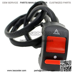 ESUPPORT Black Red Kill ON-OFF Switch For ATV Motorcycle Scooter Dirt Bike 22mm Handle Bar