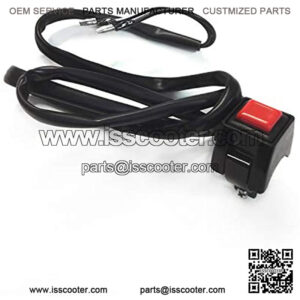 7/8 Inches Handlebar Kill Cut Off Stop Switch Push Button For Universal Motorcycles ATVs Scooters Snowmobiles [P/N: XH1700D]