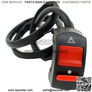 Black Red Kill ON-OFF Switch For ATV Motorcycle Scooter Dirt Bike 22mm Handle Bar