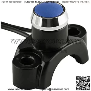 Motorcycle ATV 7/8" Handlebar Control Switch, Handlebars Mount Engine Start Stop Kill Button Switch for Pit Dirt Bike ATV Quad(E)