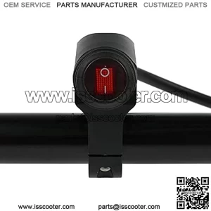 ATV Handlebar Light Switch 12V 7/8" 22mm Waterproof Motorcycle Handlebar Control Switches Dirt Bike Light Switch,Toggle Switch Handlebar Headlight Switch, Fog Spot Light LED On Off Switch