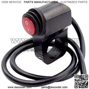 12V Motorcycle ATV Waterproof Handlebar Headlight Switch,Motorcycle Handlebar Headlight Switch, Fog Spot Light LED On Off Switch