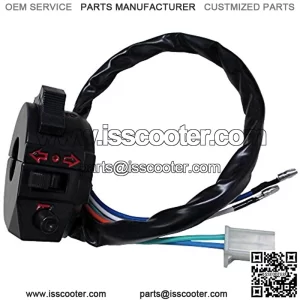 Compatible with Control Turn Signal Horn Light Low High Beam Left Switch Dirt Bike ATV Suzuki Yamaha Kawasaki Kymco Polaris Universal 520 450 530 500 wr wrf xr 600 650 7/8" Handlebars