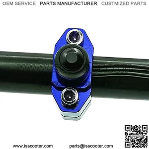 Universal 7/8" Motorcycle Handlebar Switch,22mm Aluminium Motorcycle Engine Stop Start Kill Switch Button Waterproof for Pit Dirt Bike ATV Quad(Blue)