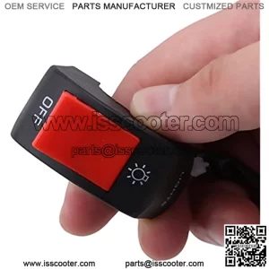 Light Control Switch Motorcycle Handlebar Horn Turn Signal Switch Headlight Ignition Switch Control,red