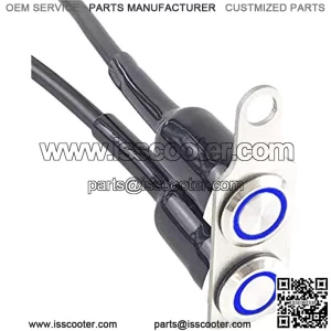 Universal Stainless Steel LED Motorcycle Switch ON-OFF Handlebar Adjustable Mount Waterproof Switches Button DC12V Fog Light (Color : C-bule)