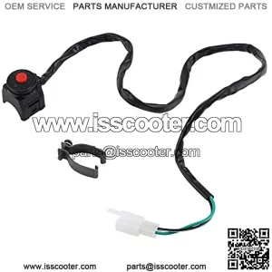 Rm 125 Kill Switch - Motorcycle Handlebar Switch Engine Start Kill ON Off Switch Horn Flashlight Headlight Control for Motorcycle, Scooter, ATV with a 22mm Diameter Handlebar