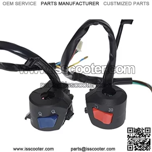 78" Handlebar Horn High Low Beam Turn Signal Electric Start Headlight Switch Control Fit for Suzuki Yamaha Harley