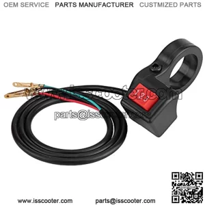 Motorcycle Handlebar Switch, 22mm 7/8 inch 3-Speed Switch Universal E-Bike Scooter Electric Switch