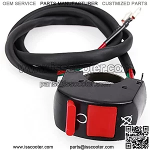 Black Red Kill ON-OFF Switch For ATV Motorcycle Scooter Dirt Bike w/7/8" 22mm Handle Bar