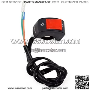 Universal 7/8" Light On Off Switch Button for 50cc 110cc 125cc Motorcycle Scooter Dirt Pit Bike