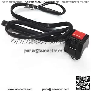 7/8 Inches Handlebar Kill Cut Off Stop Switch Push Button For Universal Motorcycles ATVs Scooters Snowmobiles [P/N: XH1700D]