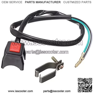 Motorcycle Handlebar Control Switch 1pc Motorcycle Start Stop Switch Button 22mm Handlebar for Scooter Dirt Bike ATV Quad Motocross Accessories for Motorcycle Handlebar