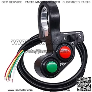 22mm 7/8" Motorcycle ATV turn signal headlight horn Handlebar Button Switch,motorcycle light switch,for Electric Motorcycle Scooter Dirt Pit Bike F-037