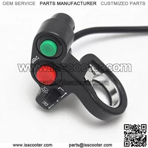 7/8" 22mm Handlebar Turn Signal Light & Horn Switch Button for Spotlight Scooter Electrombile Moped