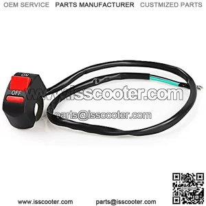 Universal Handlebar Motorcycle Switch ON/OFF Button Bullet Connector 12V Bike Handle Bar Stop Switch For LED Spotlight