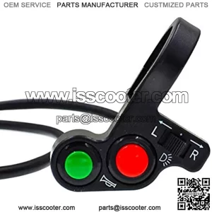 Motorcycle Handlebar Switch,22mm 7/8 Inch Motorcycle Headlight Turn Signal Light Horn Push Button Switch On/Off Control Switch Fits Most Motorcycles ATVs Scooters