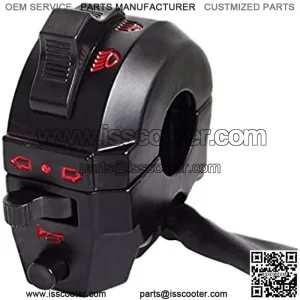 7/8" Handlebar Switch Control Horn Turn Signal Light Hi/Lo Beam Left Switch fit for Suzuki Scooters Dirt Bikes