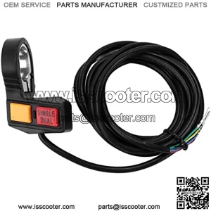 Motorcycle Handlebar Headlight Switch, 22mm Motorbike Handlebar Headlight Horn Switch 2 in 1 1800mm Wire Length Universal for ATVs Offroad Scooters